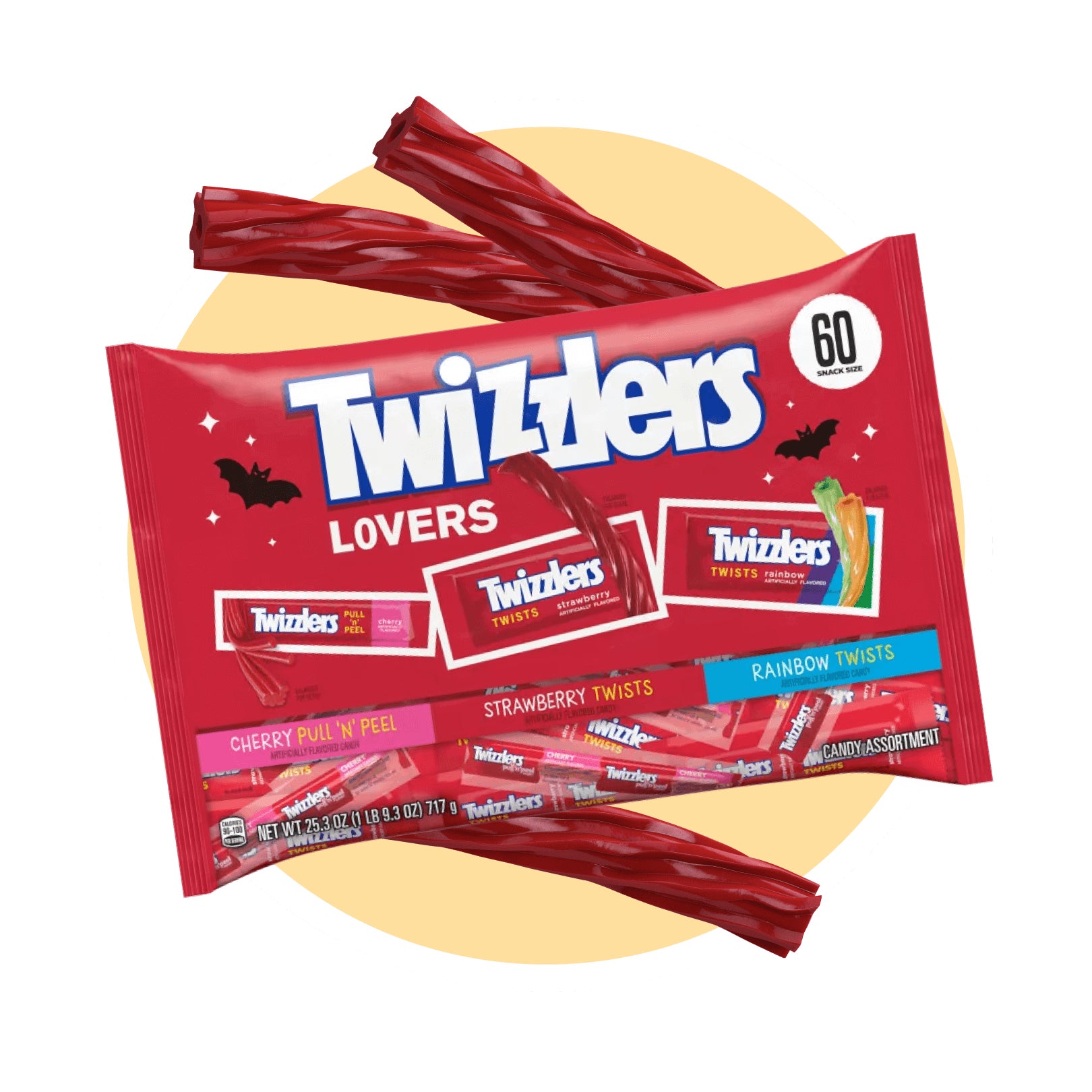 twizzlers halloween trick or treat assortment bag