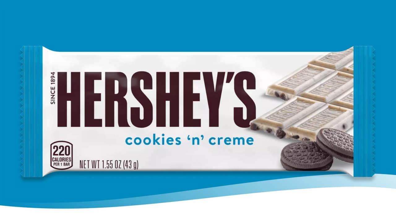 hersheys cookies n creme candy bar