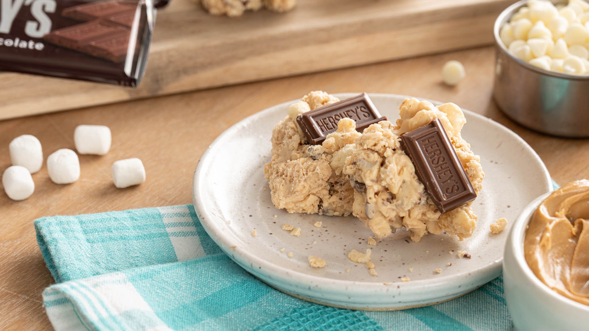 no bake avalanche cookies on plate